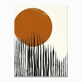 Mannheim Forms - Minimalist Bauhaus Canvas Print