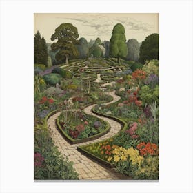 Maze Garden Canvas Print