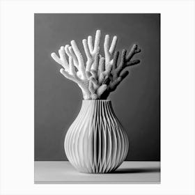 Corals In A Vase Canvas Print