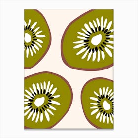 Kiwi Fruit Canvas Print