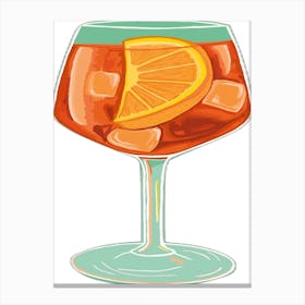 Tequila Cocktail Canvas Print