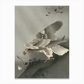 Eagle Lurking At A Prey (1877 1930), Ohara Koson Canvas Print