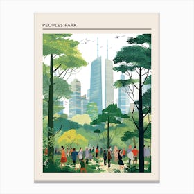 Peoples Park Shanghai China Canvas Print