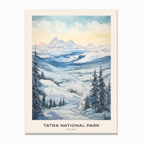 Tatra National Park Poland 4 Poster Canvas Print