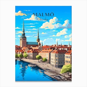 Sweden Malmo Travel Canvas Print