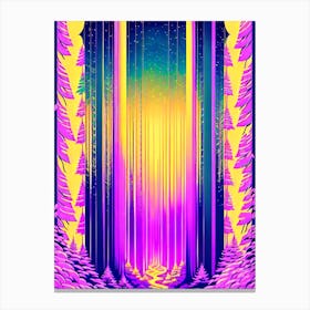 Psychedelic Forest 1 Canvas Print