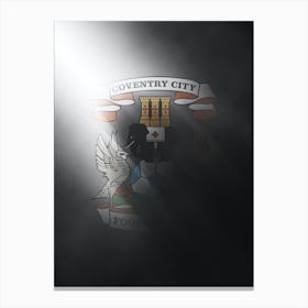 Coventry City Football Poster Canvas Print