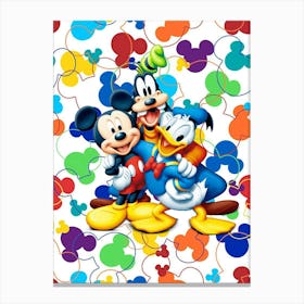 Mickey Mouse 3 Canvas Print