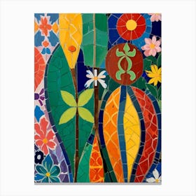 Mosaic Garden Canvas Print