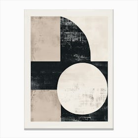 Conakry Stone Park Bauhaus Minimalist Canvas Print