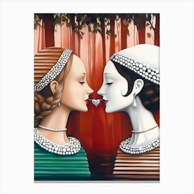 Angela S Love Story 1 Canvas Print