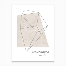 Abstract Geometric 2 Canvas Print