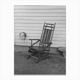 Early American Chair On Farm Of Fred Rowe, South Of Estherville, Iowa By Russell Lee Canvas Print