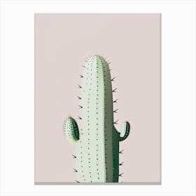 Nopal Cactus Simplicity 1 Canvas Print
