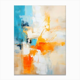 Amcalv3rt Abstract Wall Art 2d Orange Blue Cream 50ed94e3 30da 4a58 8cd0 80d1cdecb518 Upscaled Canvas Print