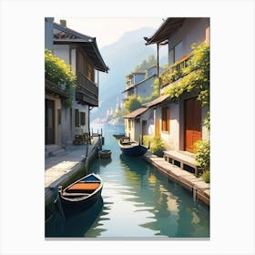 Chinese Village Canvas Print