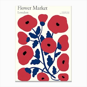 Flower Market London 3 Canvas Print