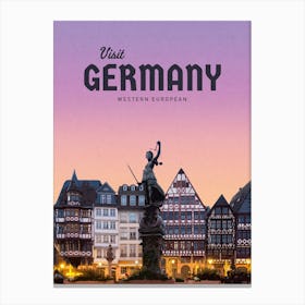 Visit Germany Canvas Print