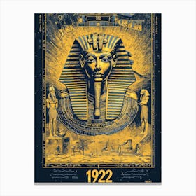 Aihrgdesign A Vintage Poster Celebrating The Discovery Of Tut 314a804f 9476 4d48 9f4e 239665998d1a 0 Canvas Print