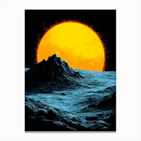 Sun Rising On Another Planet Canvas Print