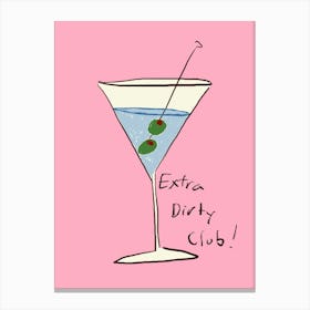 Extra Dirty Club Canvas Print