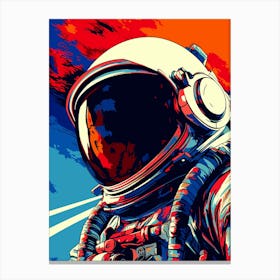 Astronaut In Space 7 Canvas Print