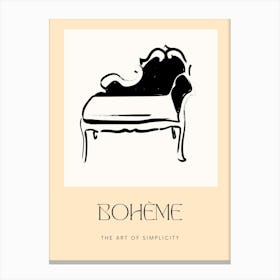 Boheme The Of Simplicity Canvas Print