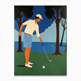 Golfer 1 Canvas Print