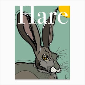 The Hare Canvas Print