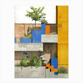 Concrete Garden Canvas Print