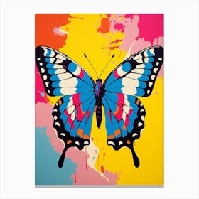 Pop Art Swallowtail Butterfly  1 Canvas Print