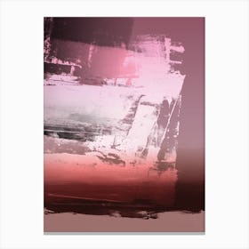 Expressive Abstract In Pink Canvas Print