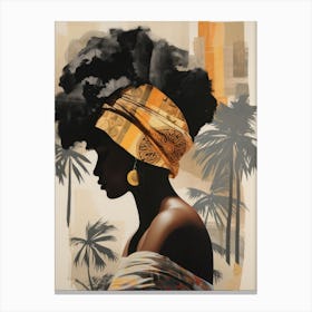 Afro-American Woman 17 Canvas Print