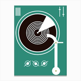 Turntable Canvas Print