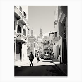 Algiers, Algeria, Mediterranean Black And White Photography Analogue 2 Canvas Print