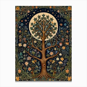 William Morris Tree Of Life 2 Canvas Print