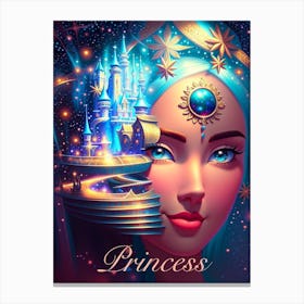 Princess In The Sky Canvas Print