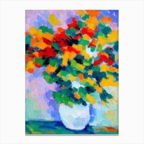 Get Well Soon Flowers Matisse Inspired Flower Canvas Print