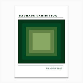 Bauhaus green box Exhibition print Stampe su tela