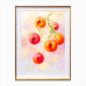Cherry Painting Fruit Canvas Print