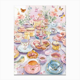 Tea Party 1 Canvas Print