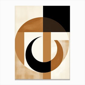 Mid Century Magic; Shape Symphonies Canvas Print