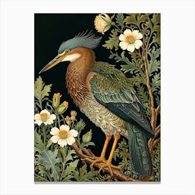 William Morris Heron 2 Canvas Print