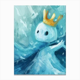 King Of The Ice Canvas Print