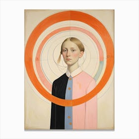 Hilma af Klint Art Prints Girl In A Circle Canvas Print