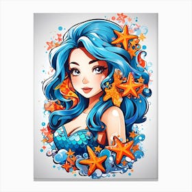 Mermaid Canvas Print