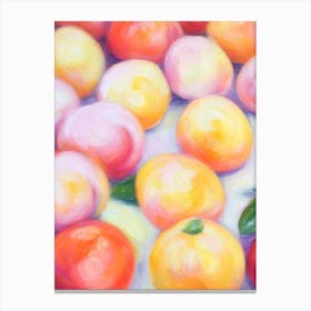 Clementine Painting Fruit Canvas Print