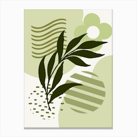 Green Leaf Canvas Print