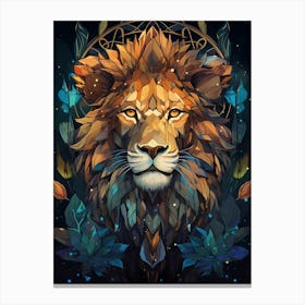 Lion Head 6 Canvas Print