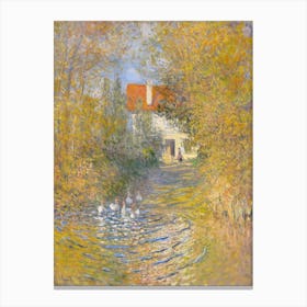 The Geese (1874), Claude Monet Canvas Print